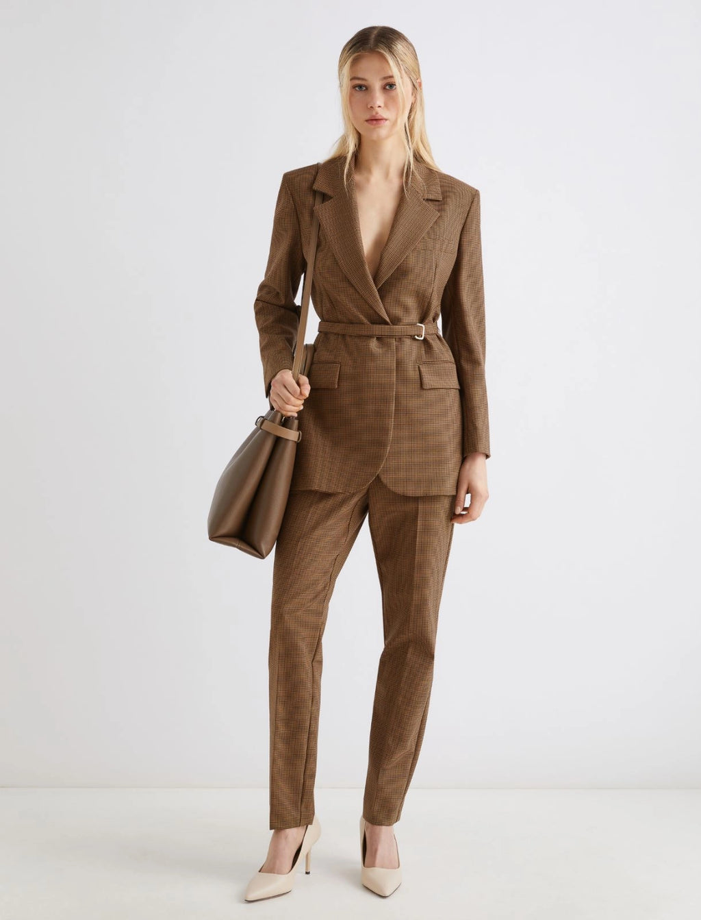 Marella Blazer stretch cammello Cerreto  AI25