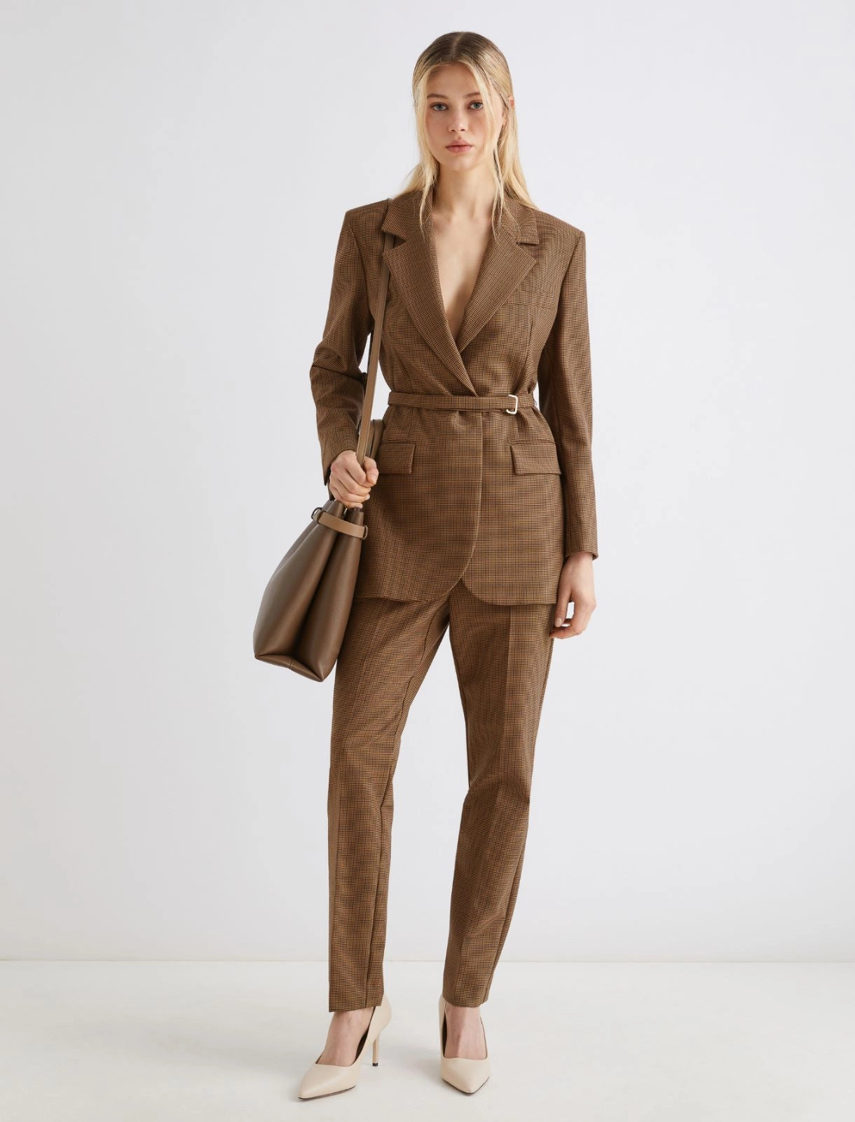 Marella Blazer stretch cammello Cerreto  AI25