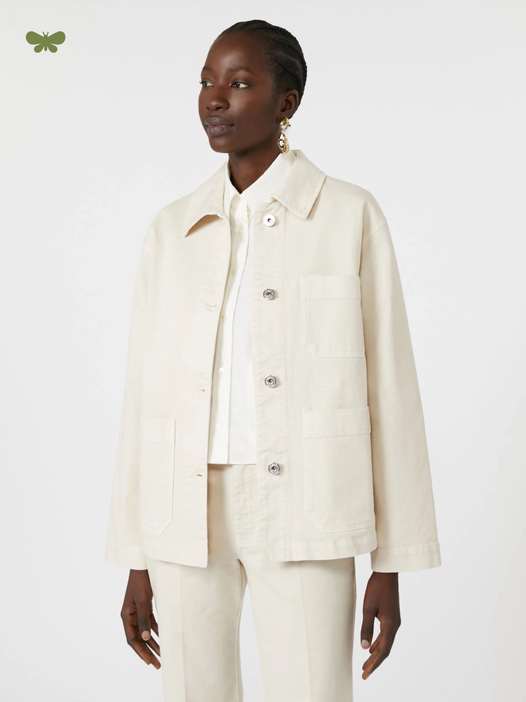 Weekend Max Mara Giacca dritta in bull di cotone Classe  AI25