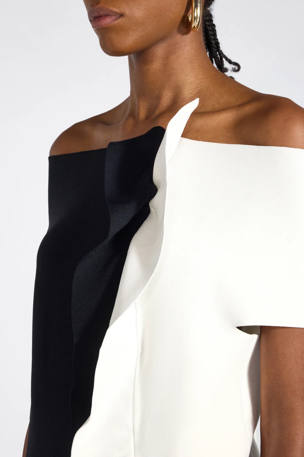 Liviana Conti Maglia patchwork con motivo rouches Daisy mod F6SA52 PE26 Liviana Conti