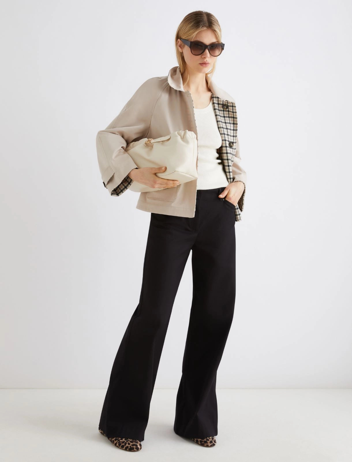 Marella Trench corto in gabardina stretch Darsena AI25