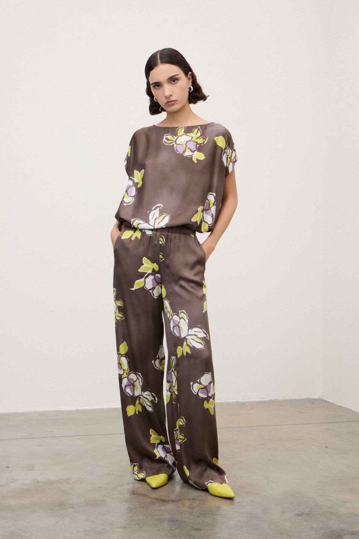 Ottod'Ame Blusa boxy con stampa floreale mod DC5279 PE26 Ottod'Ame