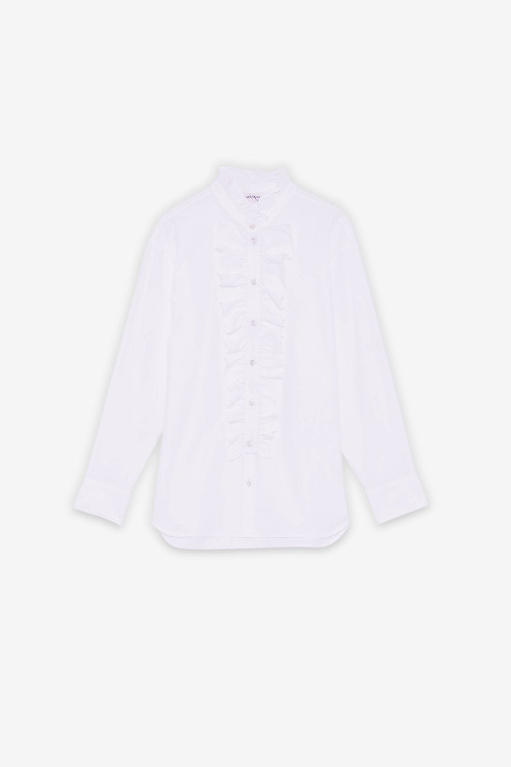 Ottod'Ame Camicia in cotone con volant DC5324 AI26 Ottod'Ame