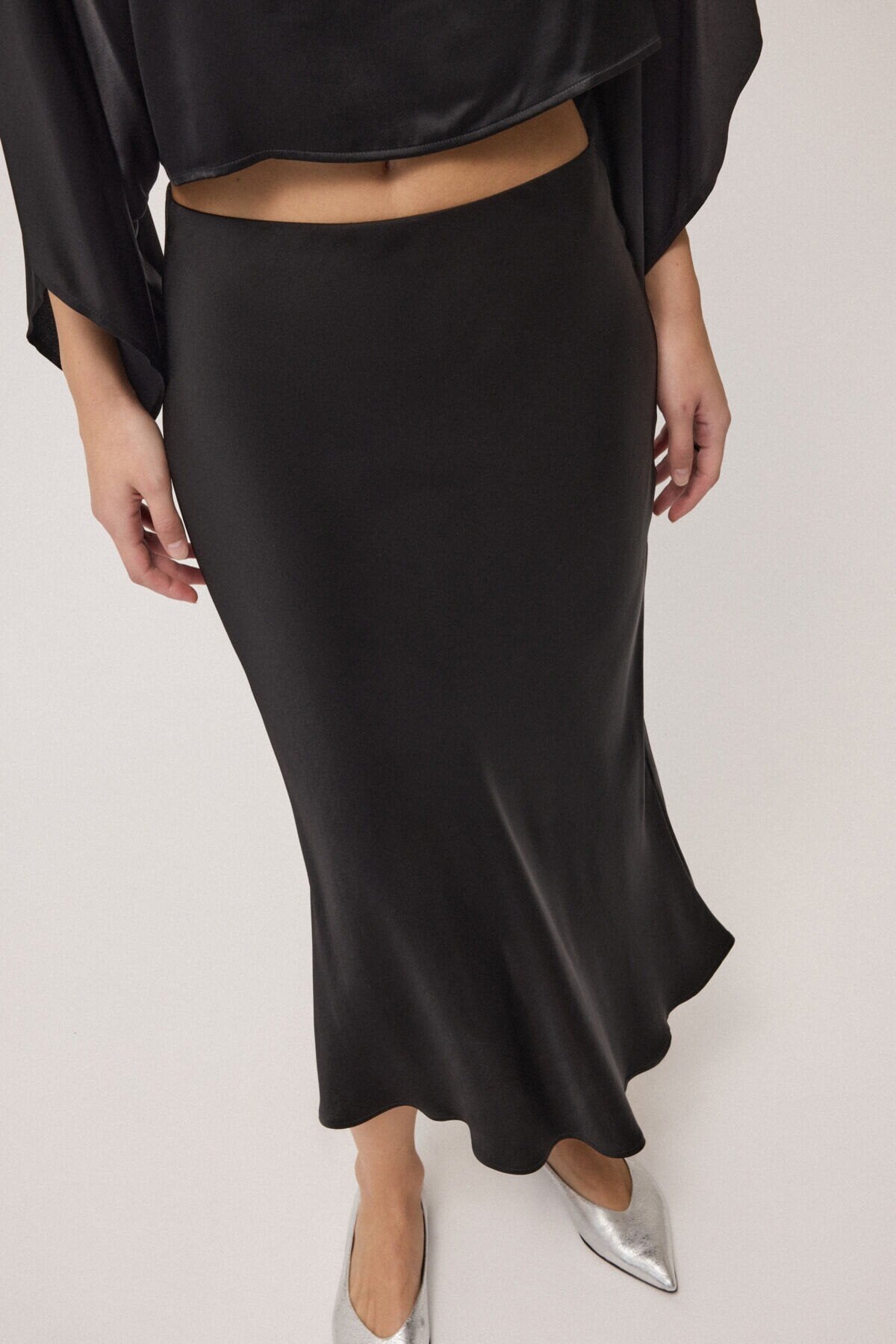 Ottod'Ame Gonna midi in raso di viscosa DK9294 PE26 Ottod'Ame