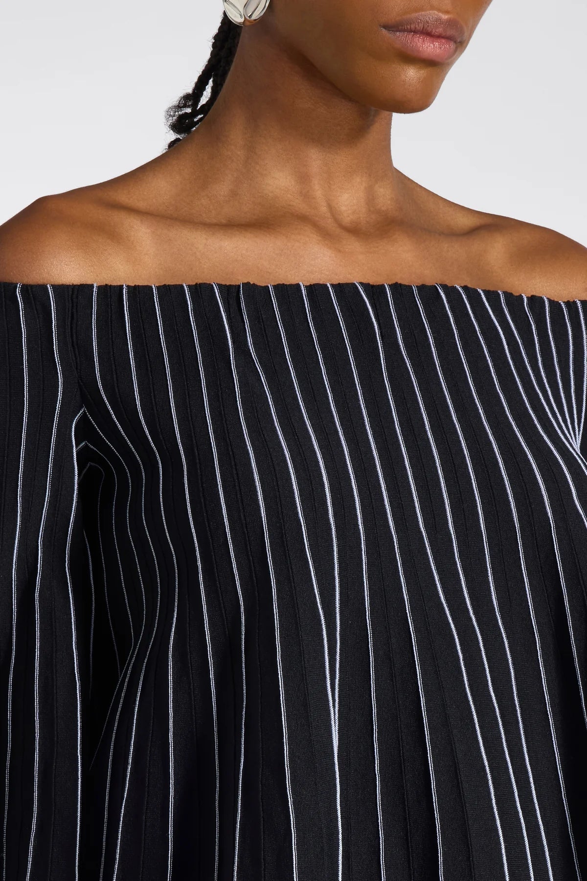 Liviana Conti Maglia plissè bicolore Dolfina mod F6SG22 PE26 Liviana Conti