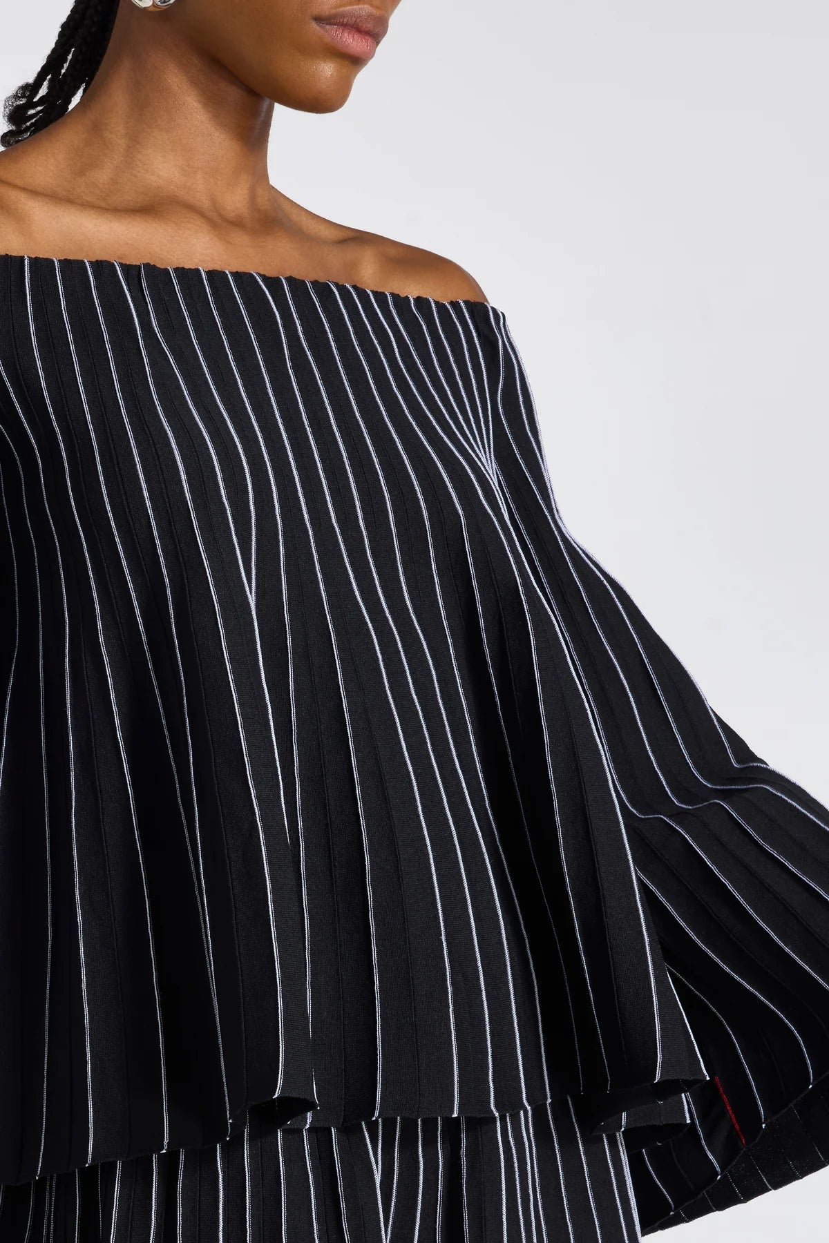 Liviana Conti Maglia plissè bicolore Dolfina mod F6SG22 PE26 Liviana Conti