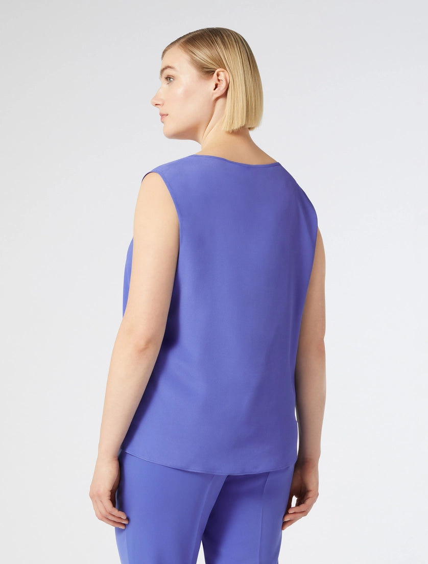 Persona by Marina Rinaldi Top in crêpe de Chine di misto seta Bellezza PE25 image 1