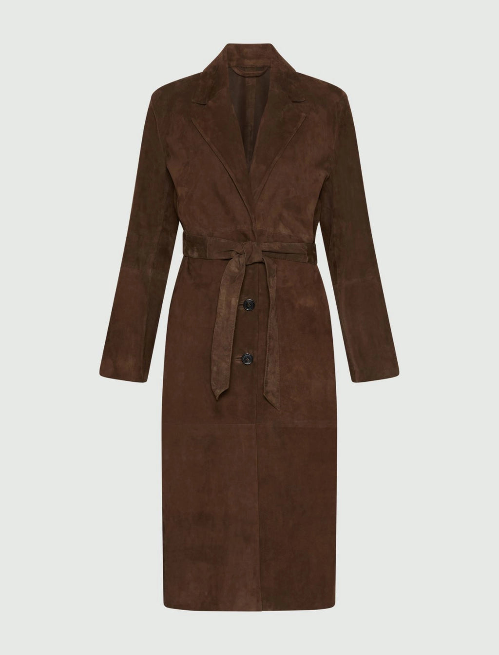 Marella Trench in suede marrone Edel  AI25