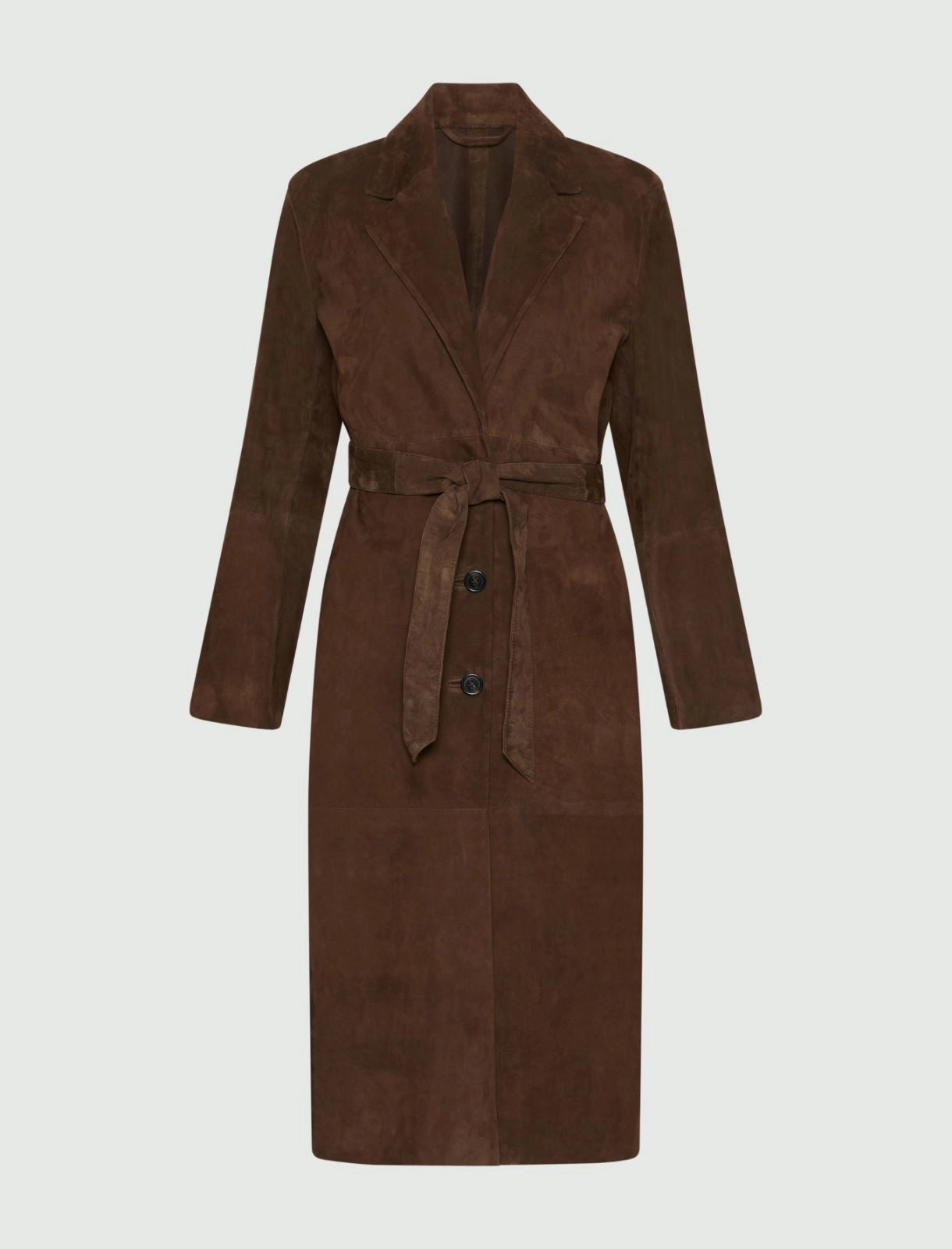 Marella Trench in suede marrone Edel  AI25