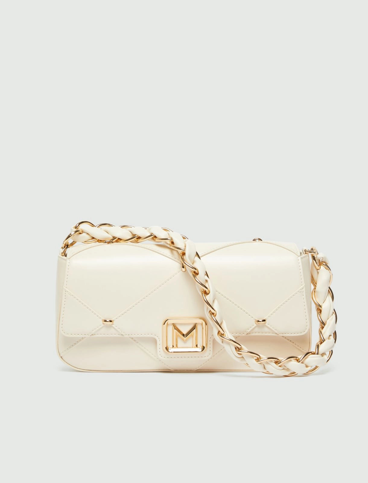 Marella Borsa medium con lavorazione a rombi avorio Emily2 AI25