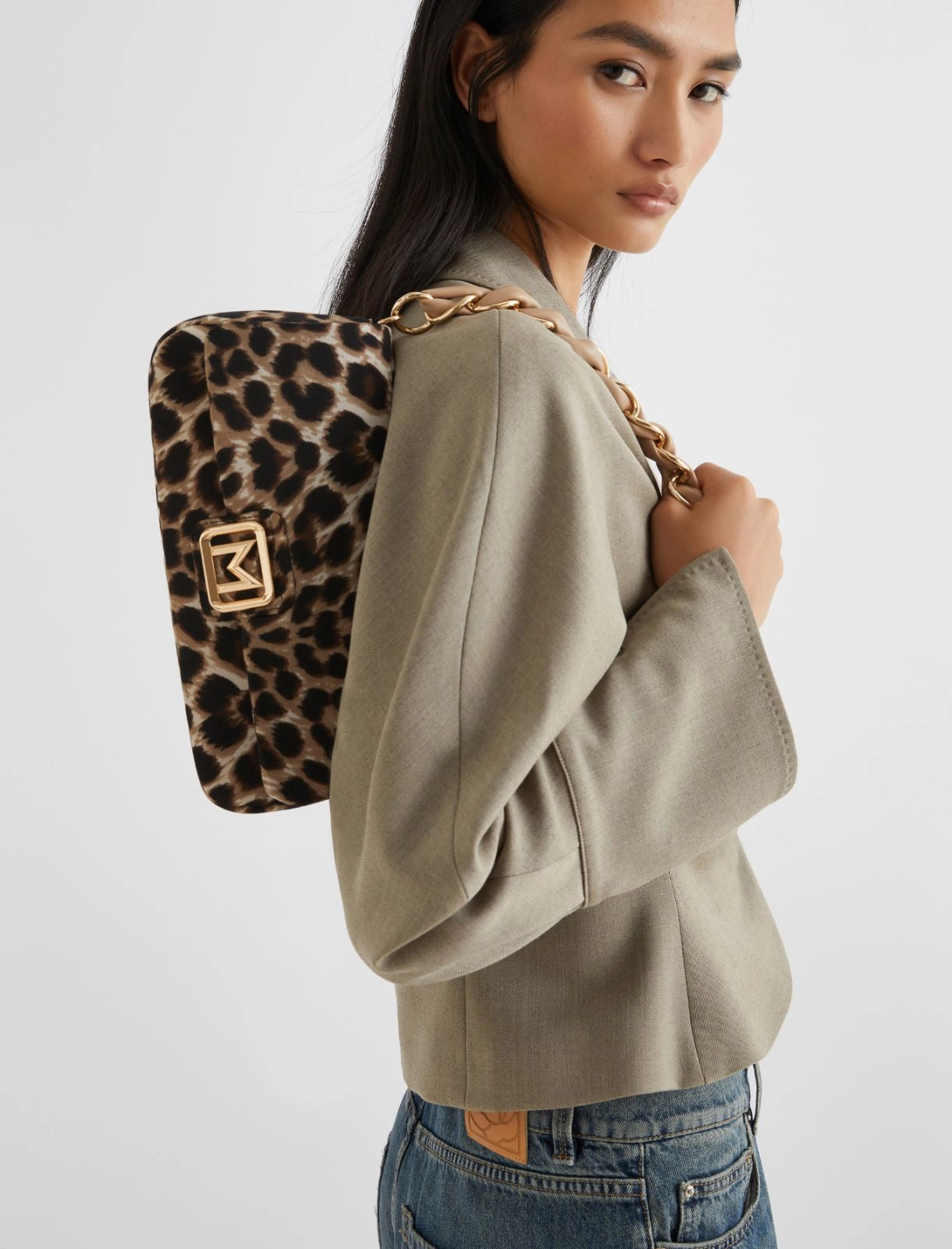 Marella Borsa medium in tessuto maculato Emily3 AI25