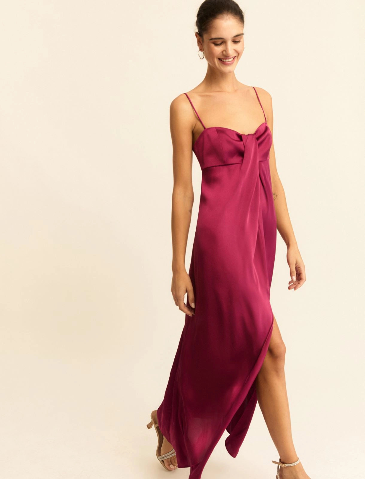 Emme Marella Abito a bustier in raso EMMApice PE26 Emme Marella