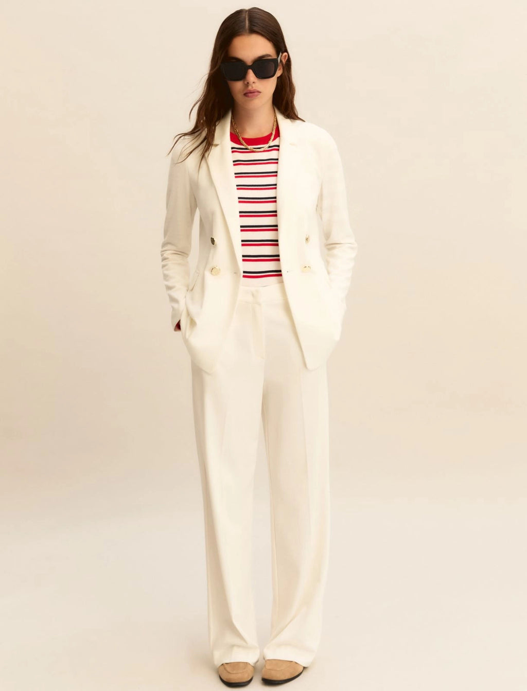 Emme Marella Giacca doppiopetto in jersey stretch EMMEgoista PE26 Emme Marella