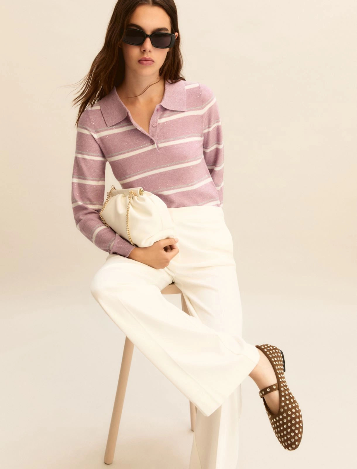 Emme Marella Pantalone ampio in jersey stretch PE26 Emme Marella