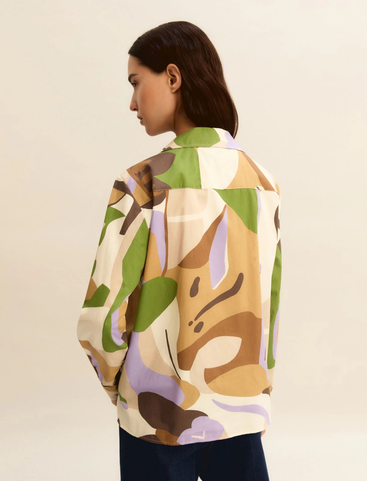 Emme Marella Blusa in popeline stampato EMMPontile PE26 Emme Marella