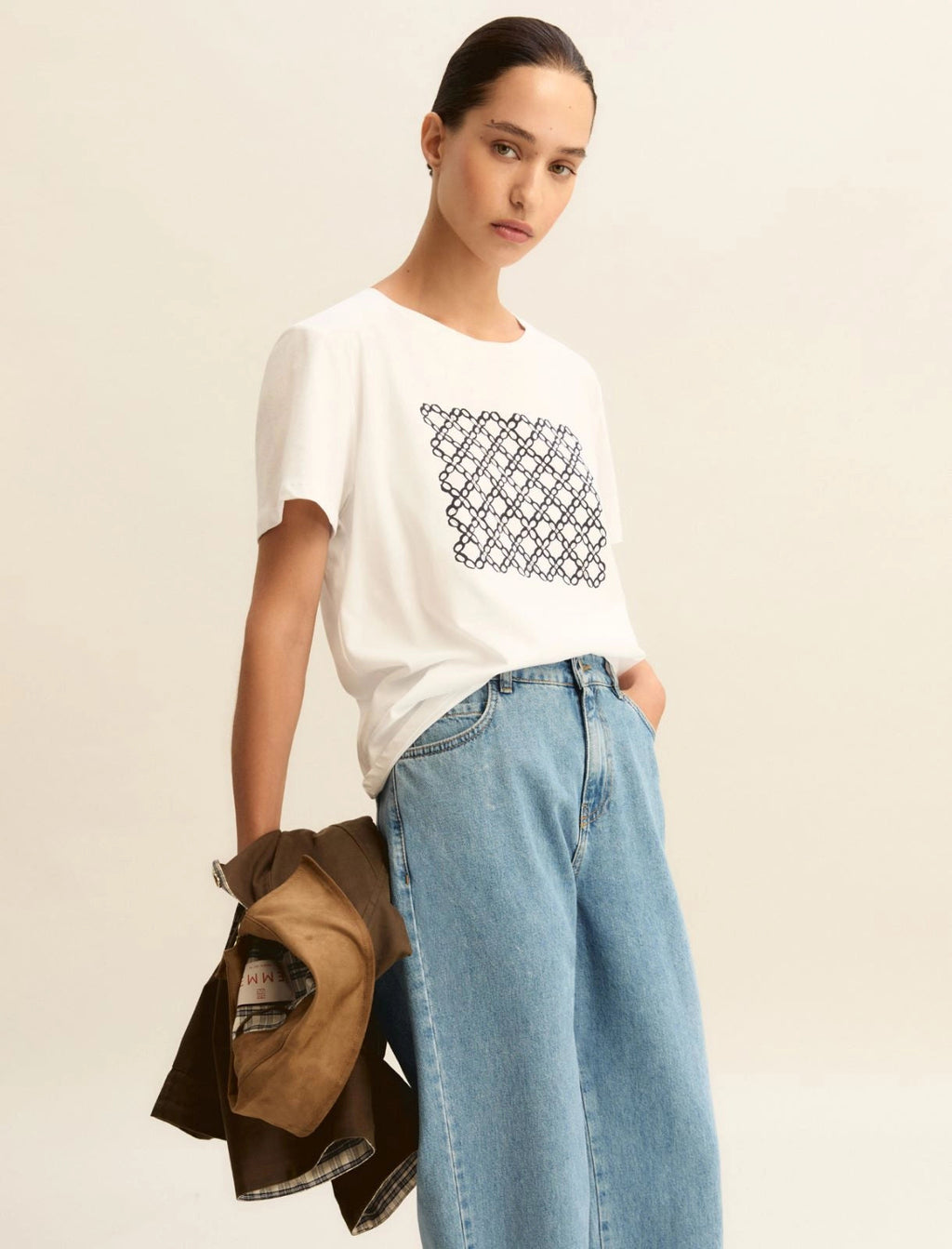 Emme Marella T-shirt con stampa EMMRacconto  PE26 Emme Marella