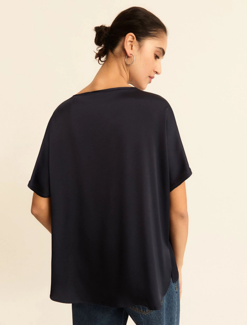 Emme Marella T-shirt over in raso EMMRanghi PE26 Emme Marella