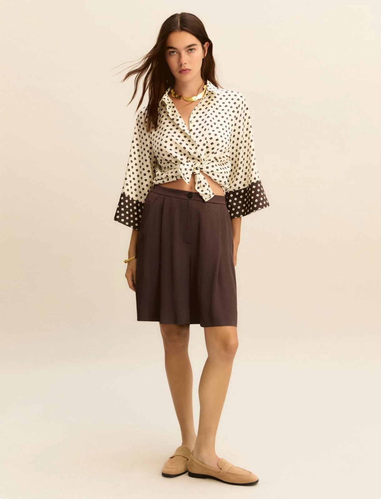 Emme Marella Camicia in twill stampato EMMSevero PE26 Emme Marella