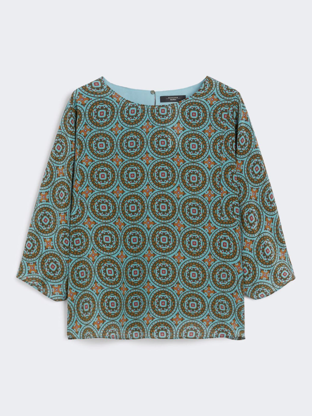 Weekend Max Mara Blusa girocollo in crêpe de Chine di setaAdone AI25 image 5