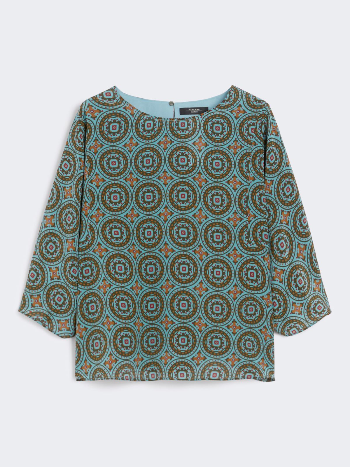 Weekend Max Mara Blusa girocollo in crêpe de Chine di setaAdone AI25 image 5