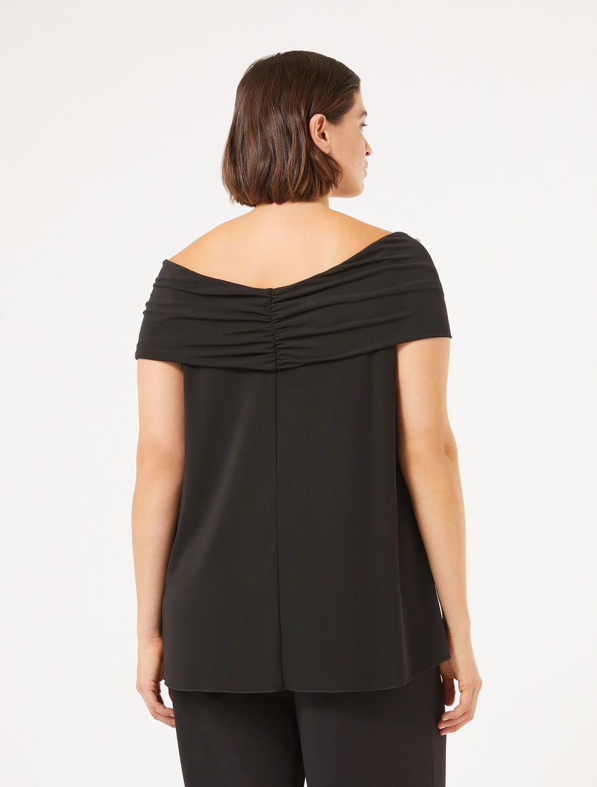 Persona by Marina Rinaldi T-shirt in jersey con ricami Pavia PE25 image 2