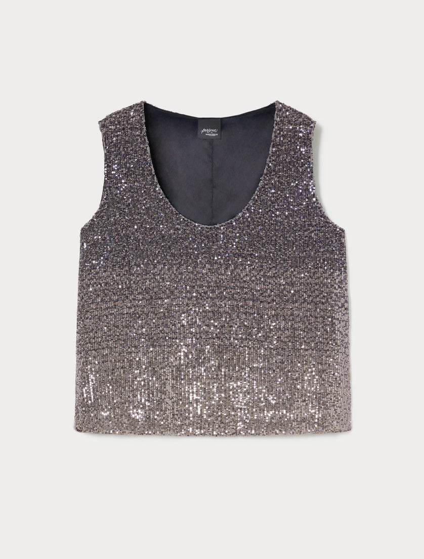 Persona by Marina Rinaldi Top in paillettes sfumate Gustavo AI25 image 1