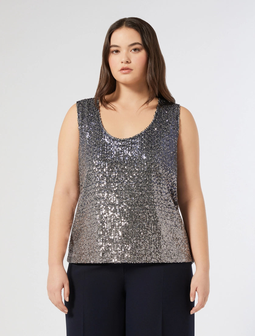 Persona by Marina Rinaldi Top in paillettes sfumate Gustavo AI25 image 0