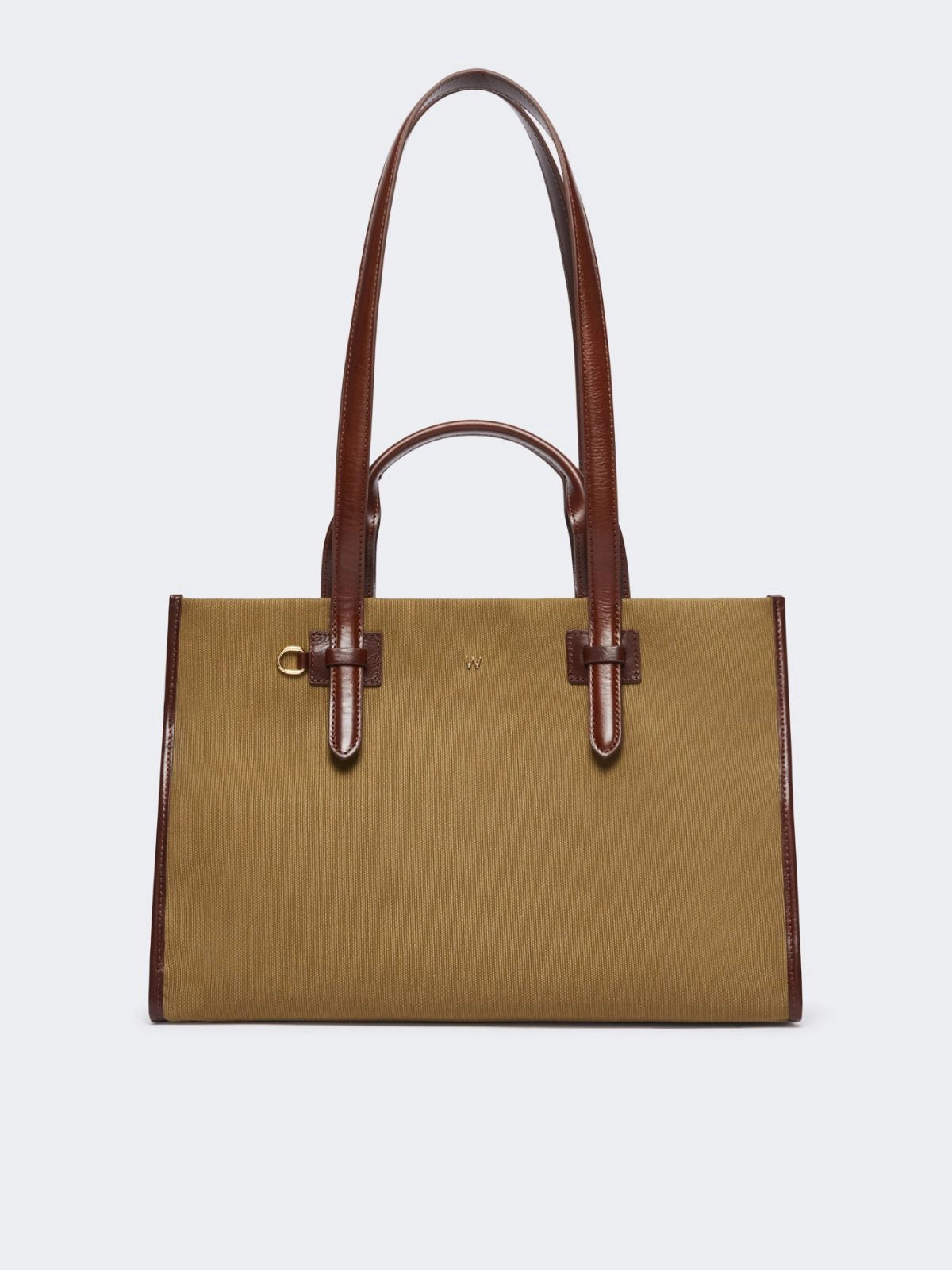 Weekend Max Mara Shopping bag in cotone e pelle Gianna AI25