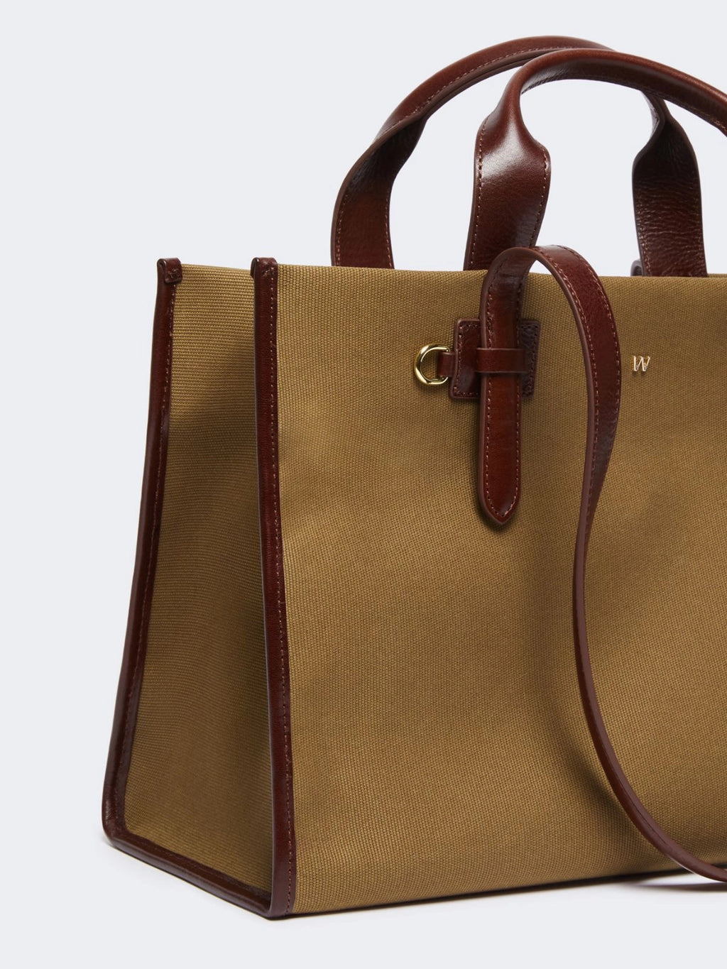 Weekend Max Mara Shopping bag in cotone e pelle Gianna AI25