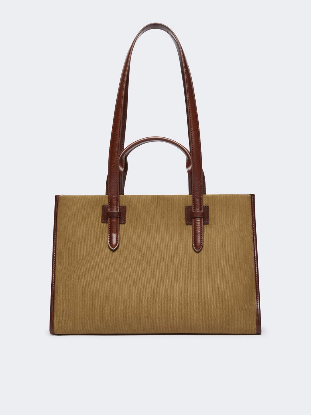 Weekend Max Mara Shopping bag in cotone e pelle Gianna AI25