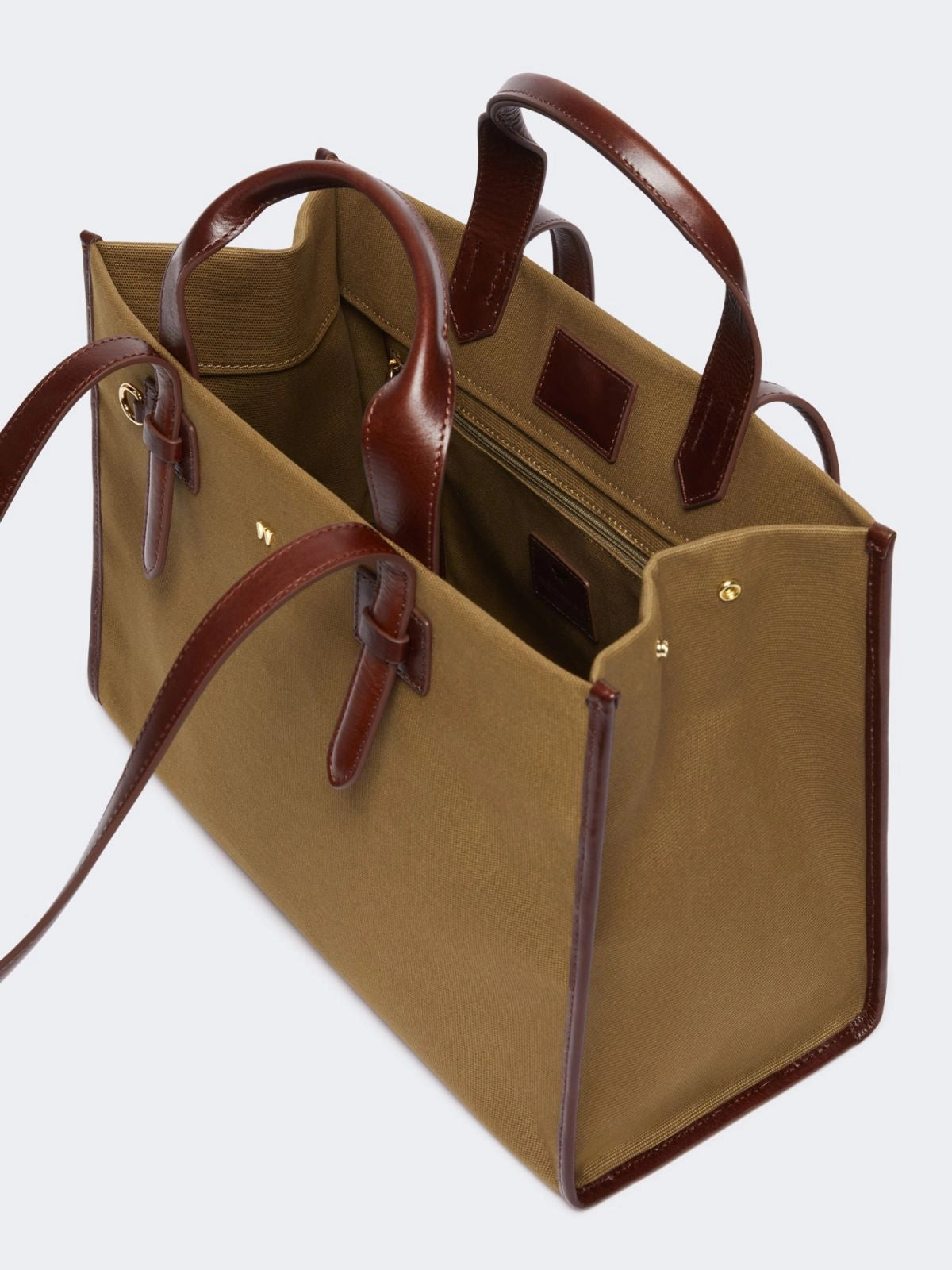 Weekend Max Mara Shopping bag in cotone e pelle Gianna AI25