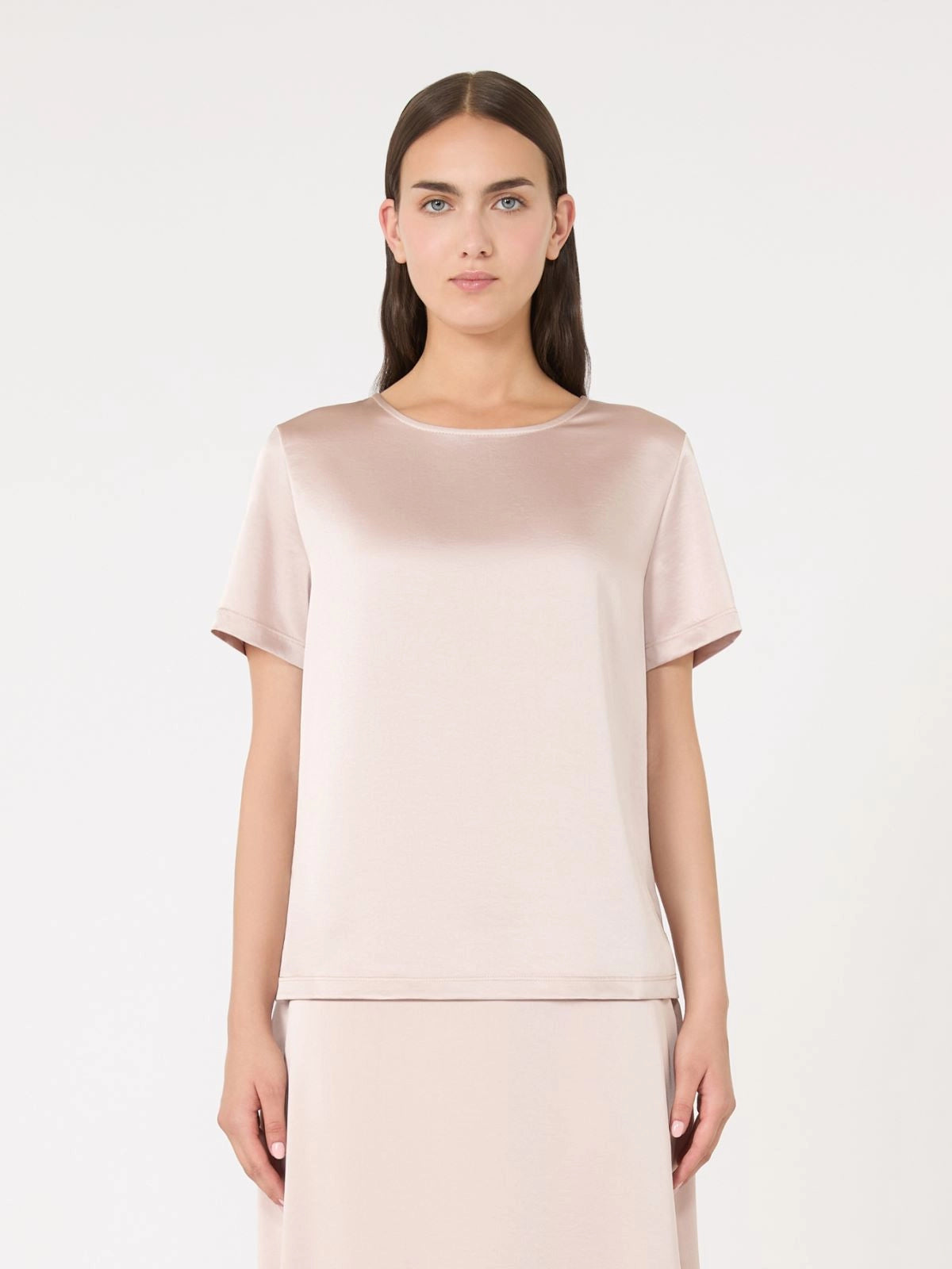 Weekend Max Mara T - shirt in raso e jersey Gilbert  AI25