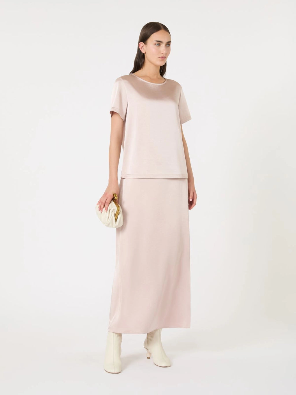 Weekend Max Mara T - shirt in raso e jersey Gilbert  AI25