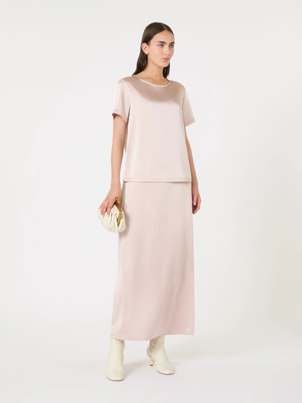 Weekend Max Mara T - shirt in raso e jersey Gilbert  AI25