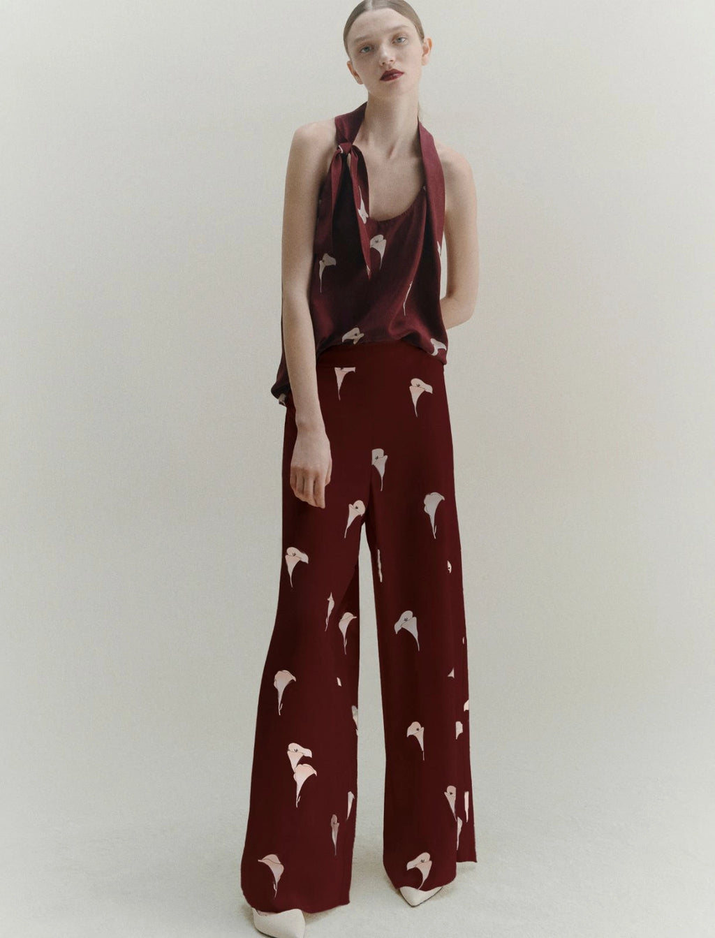 Marella Pantalone wide leg in voile Iva AI25