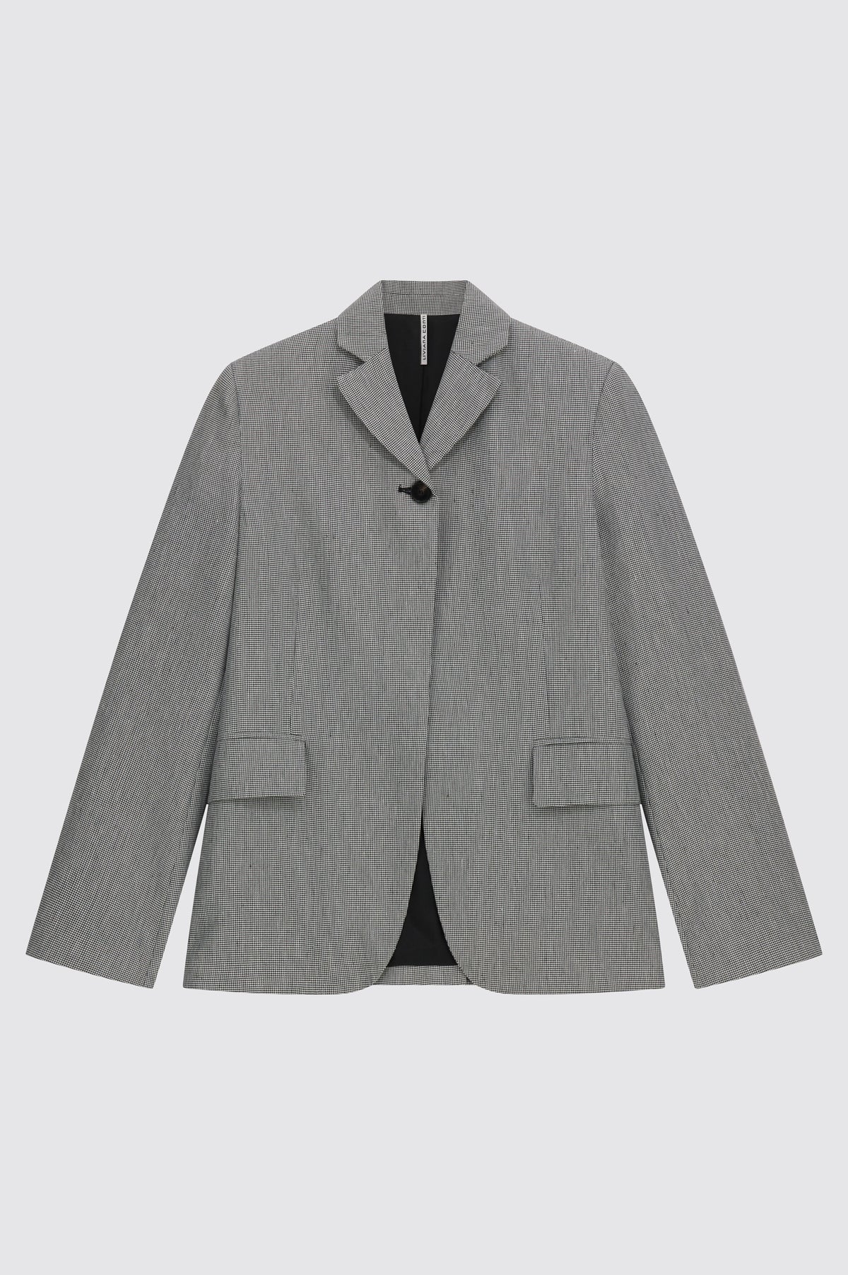 Liviana Conti Giacca monopetto in micro pied de poule Joshua mod F6SP35 PE26 Liviana Conti