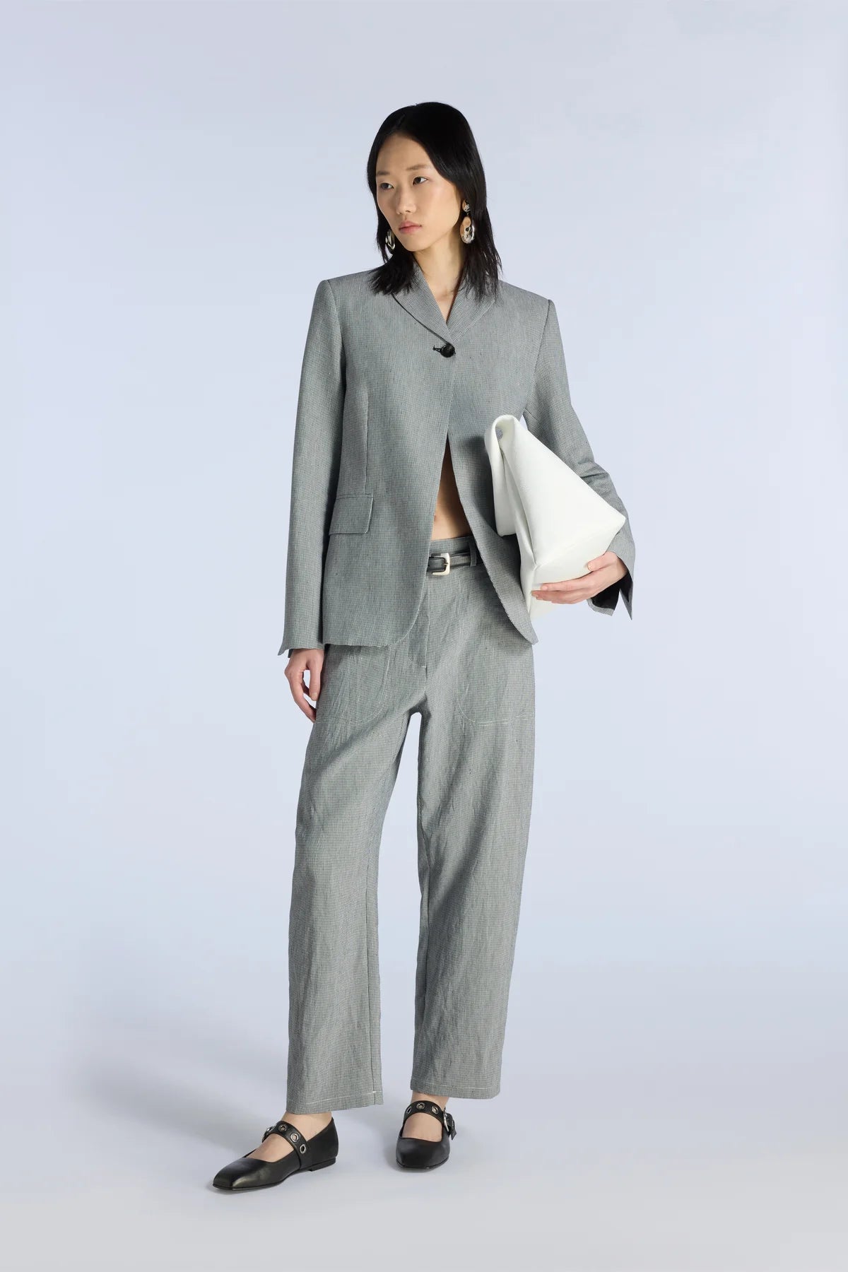 Liviana Conti Giacca monopetto in micro pied de poule Joshua mod F6SP35 PE26 Liviana Conti