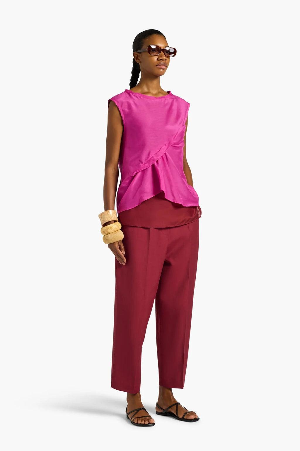 Liviana Conti Top in voile di cotone Bethany mod L6SN57 PE26 Liviana Conti