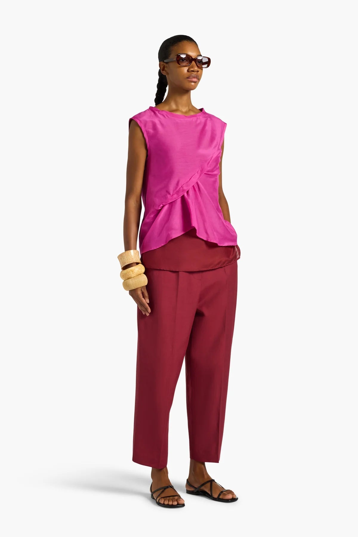 Liviana Conti Top in voile di cotone Bethany mod L6SN57 PE26 Liviana Conti