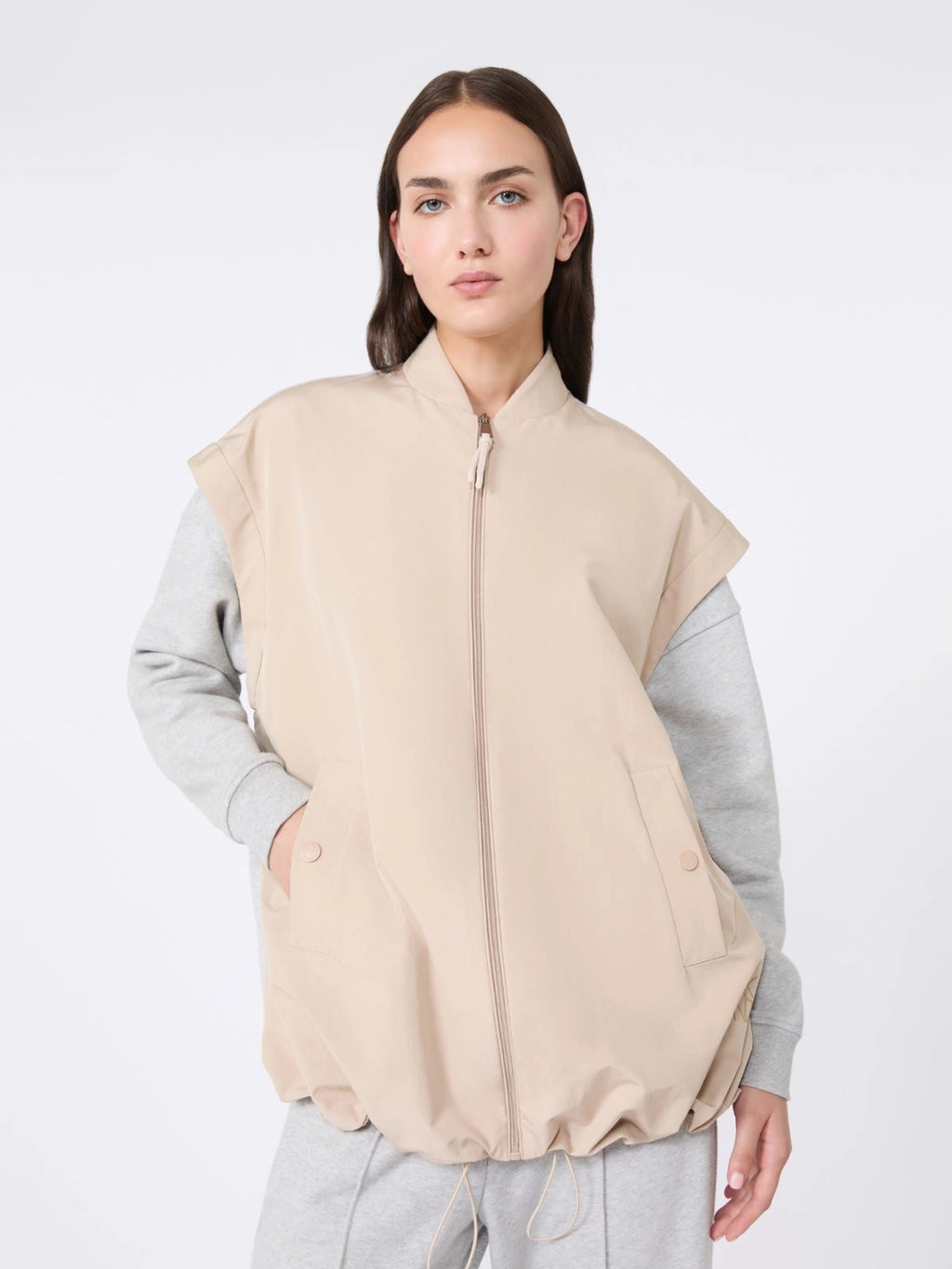 Weekend Max Mara Gilet in tela antigoccia e scuba Limosa AI25