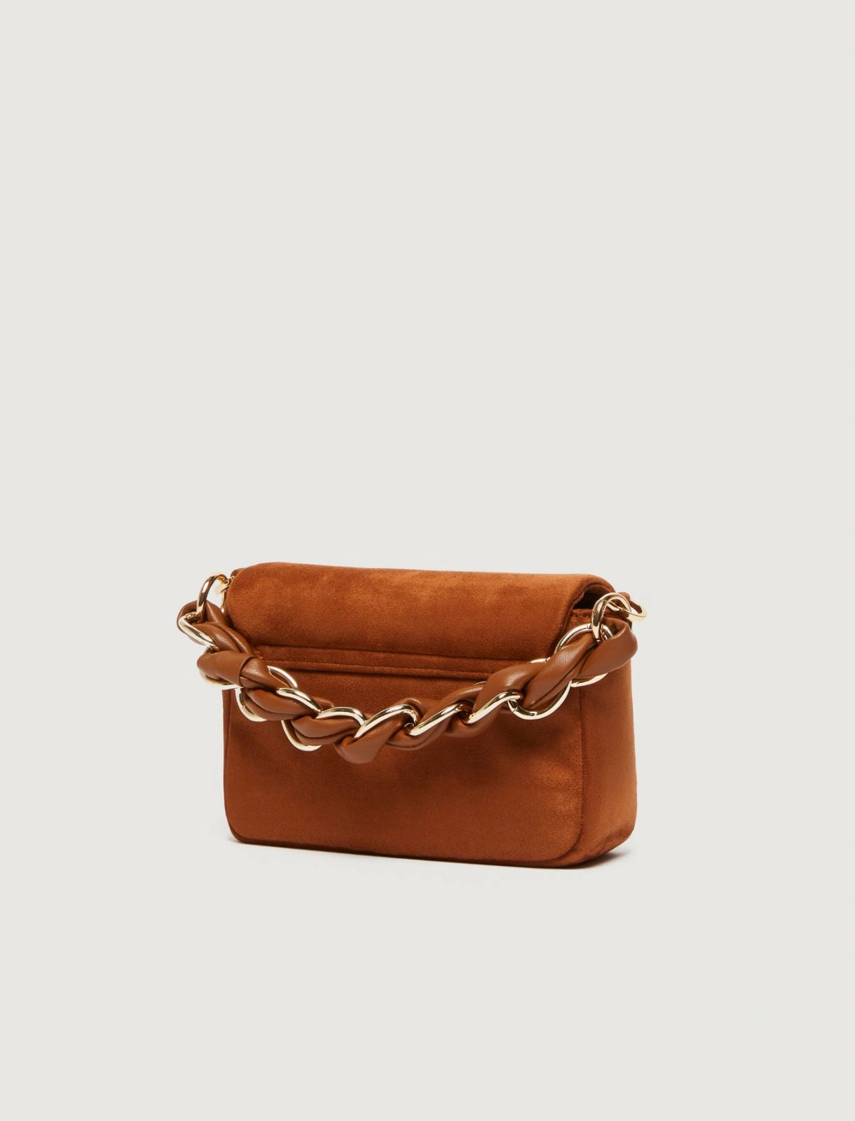 Marella Borsa small in tessuto scamosciato Lontra3 AI25