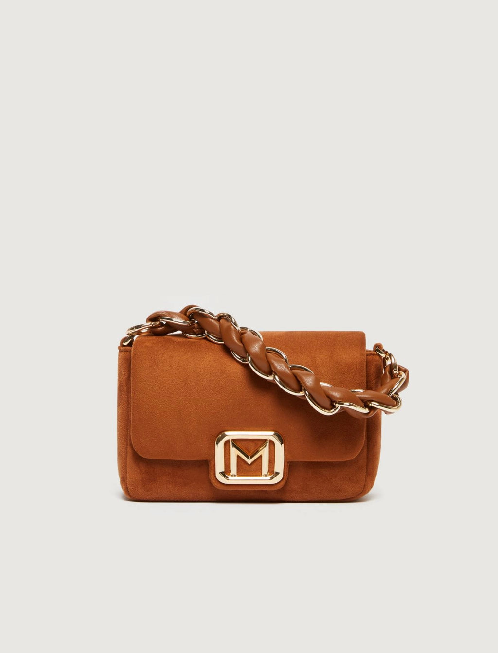 Marella Borsa small in tessuto scamosciato Lontra3 AI25