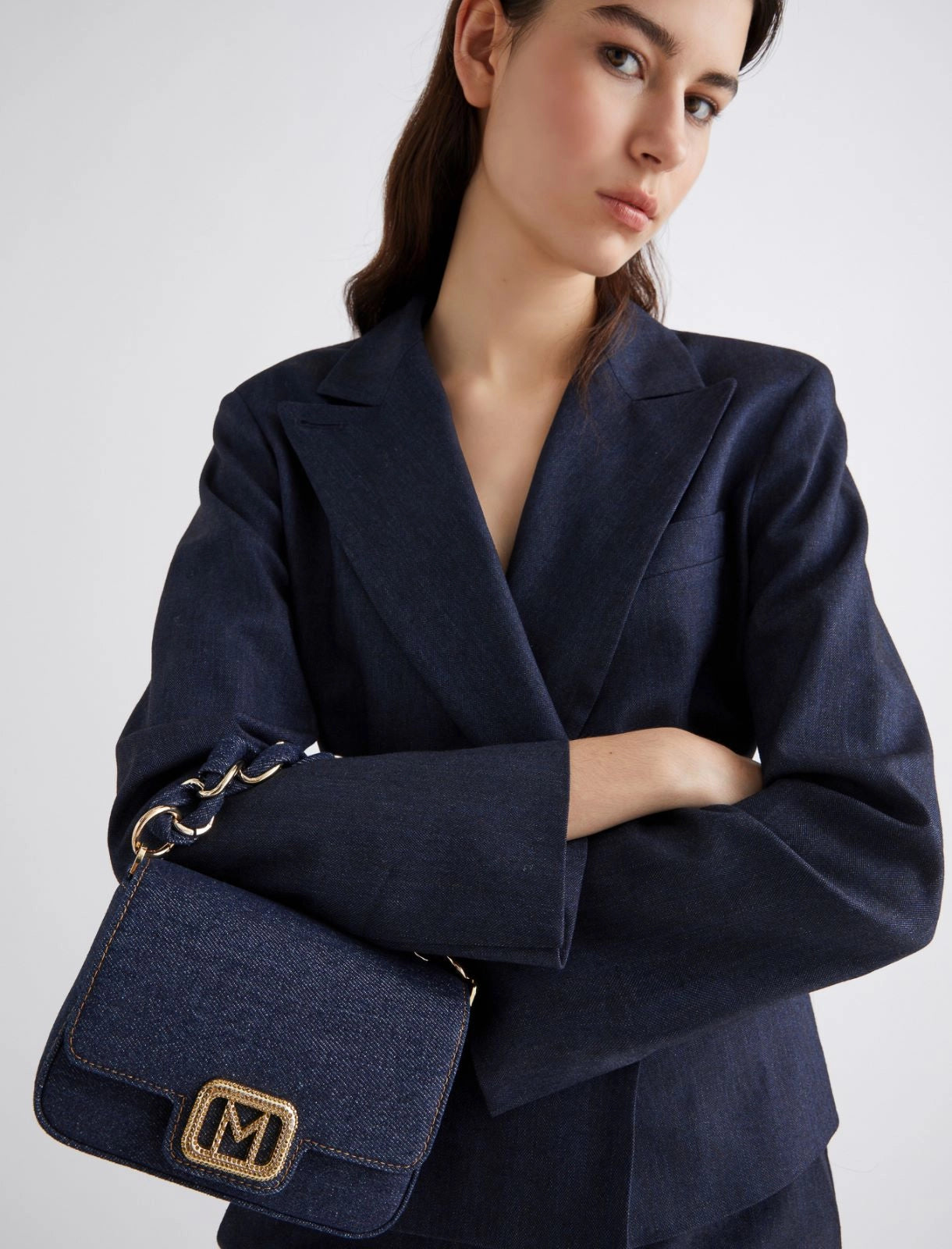Marella Borsa small in denim Lontra4 AI25