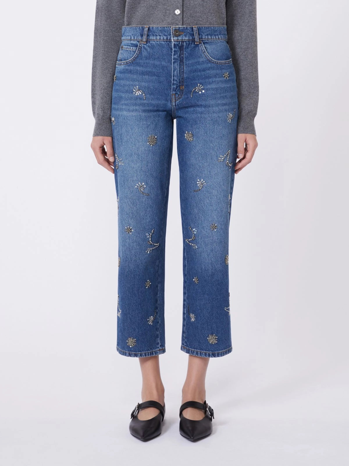 Weekend Max Mara Jeans in denim con ricamo Manetta PE26 WeekendMaxMara