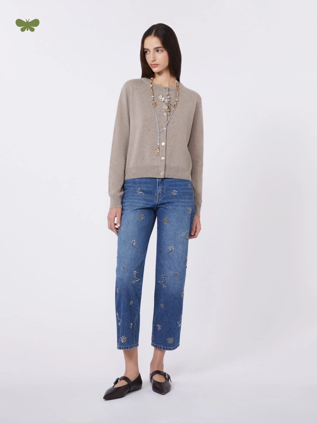 Weekend Max Mara Jeans in denim con ricamo Manetta PE26 WeekendMaxMara