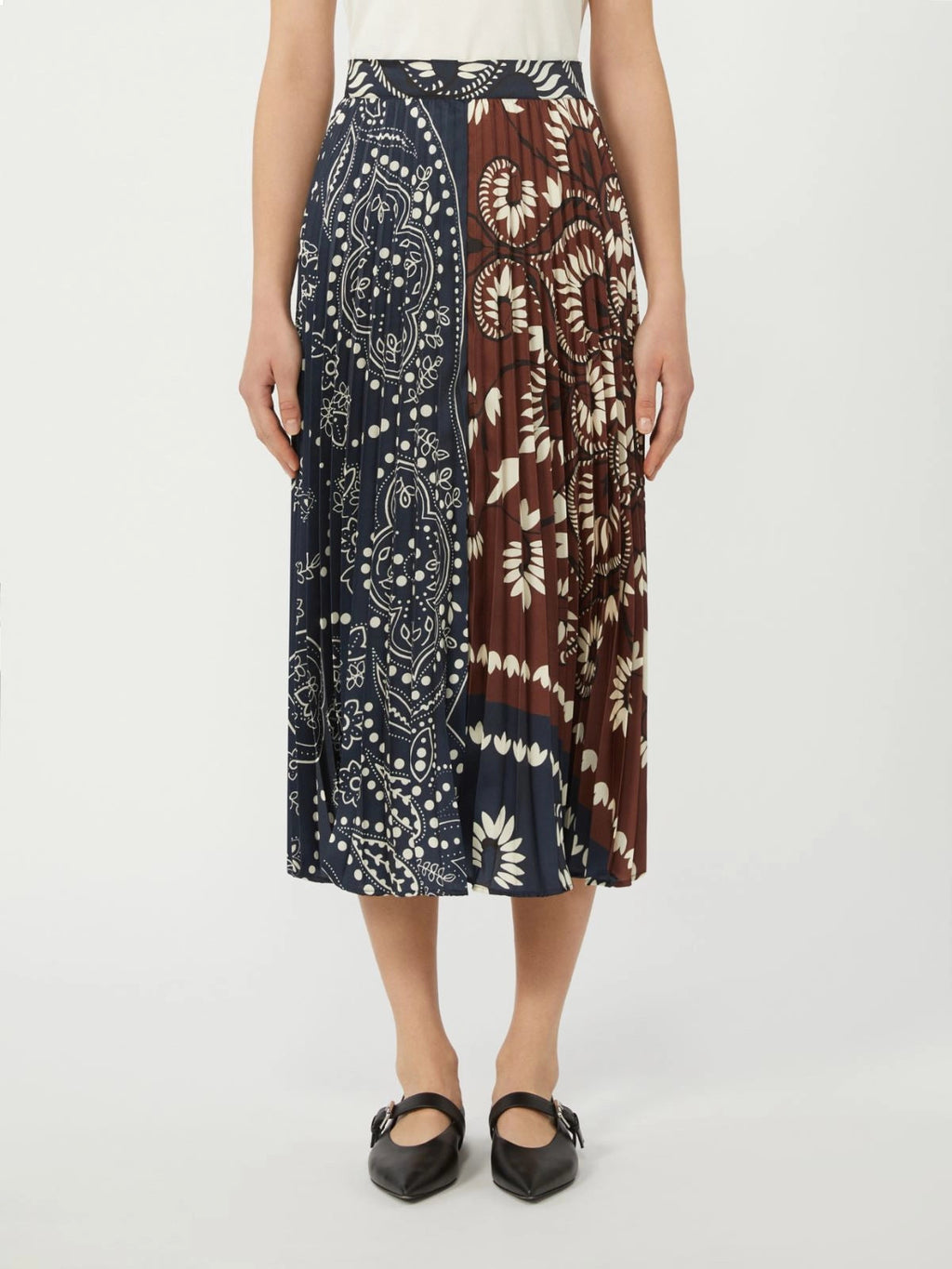 Weekend Max Mara Gonna in twill stampato Milord PE26 WeekendMaxMara