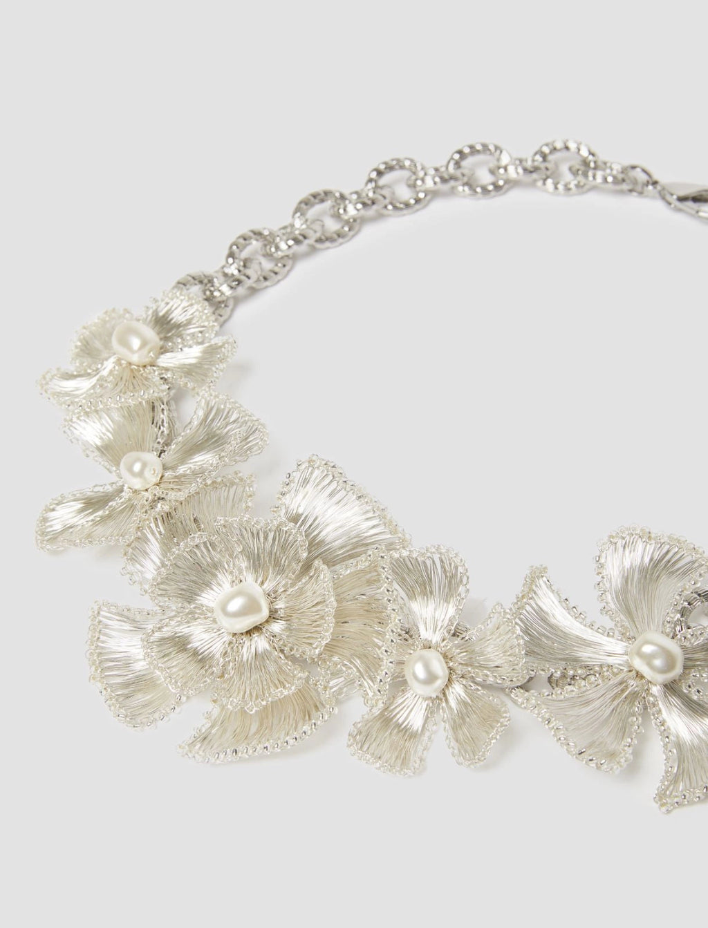 Marella Accessori Collana Collana girocollo con fiori crochet MLAGuglia PE26 (Copia) Marella