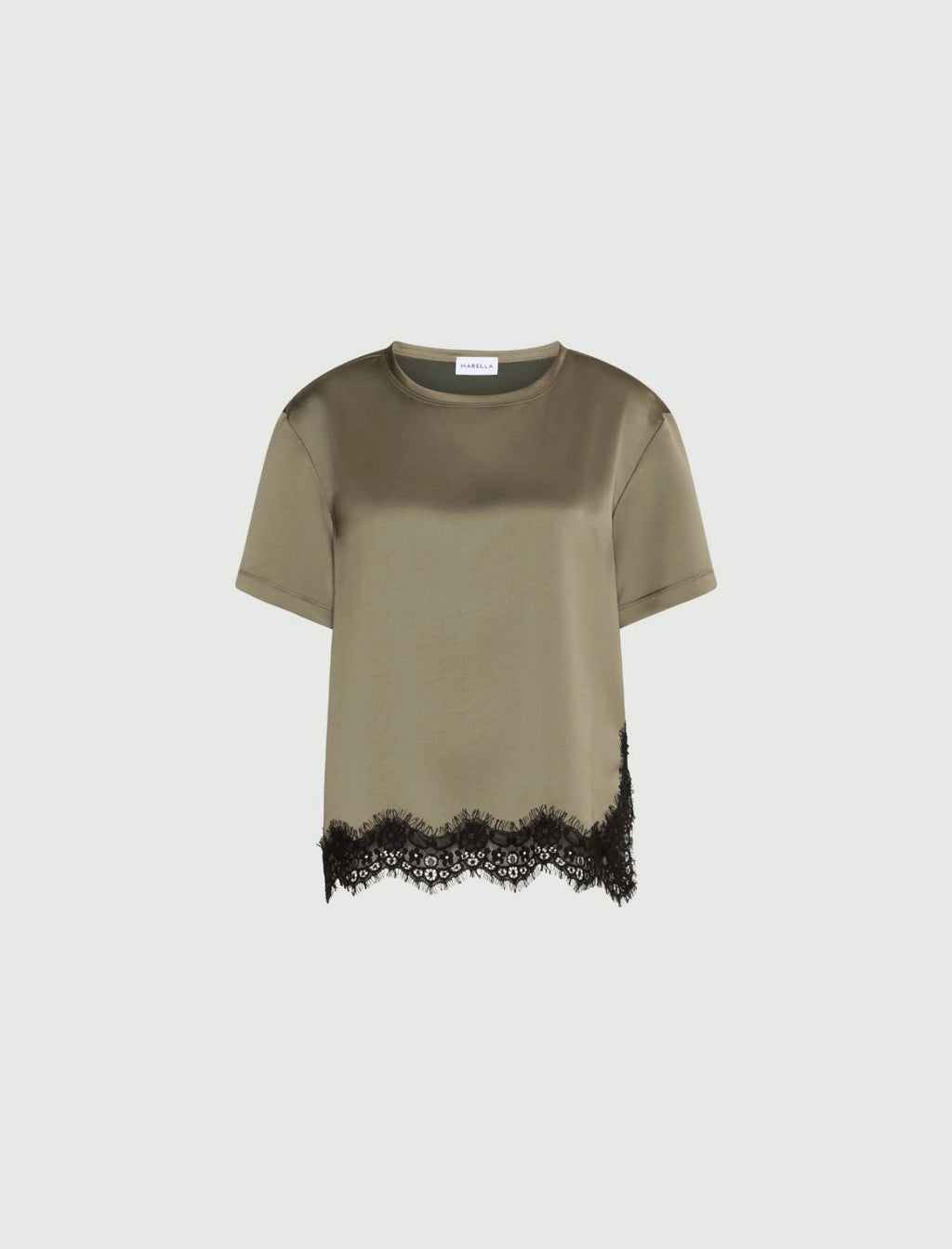 Marella T-shirt in raso con pizzo MLICarioca PE26 Marella
