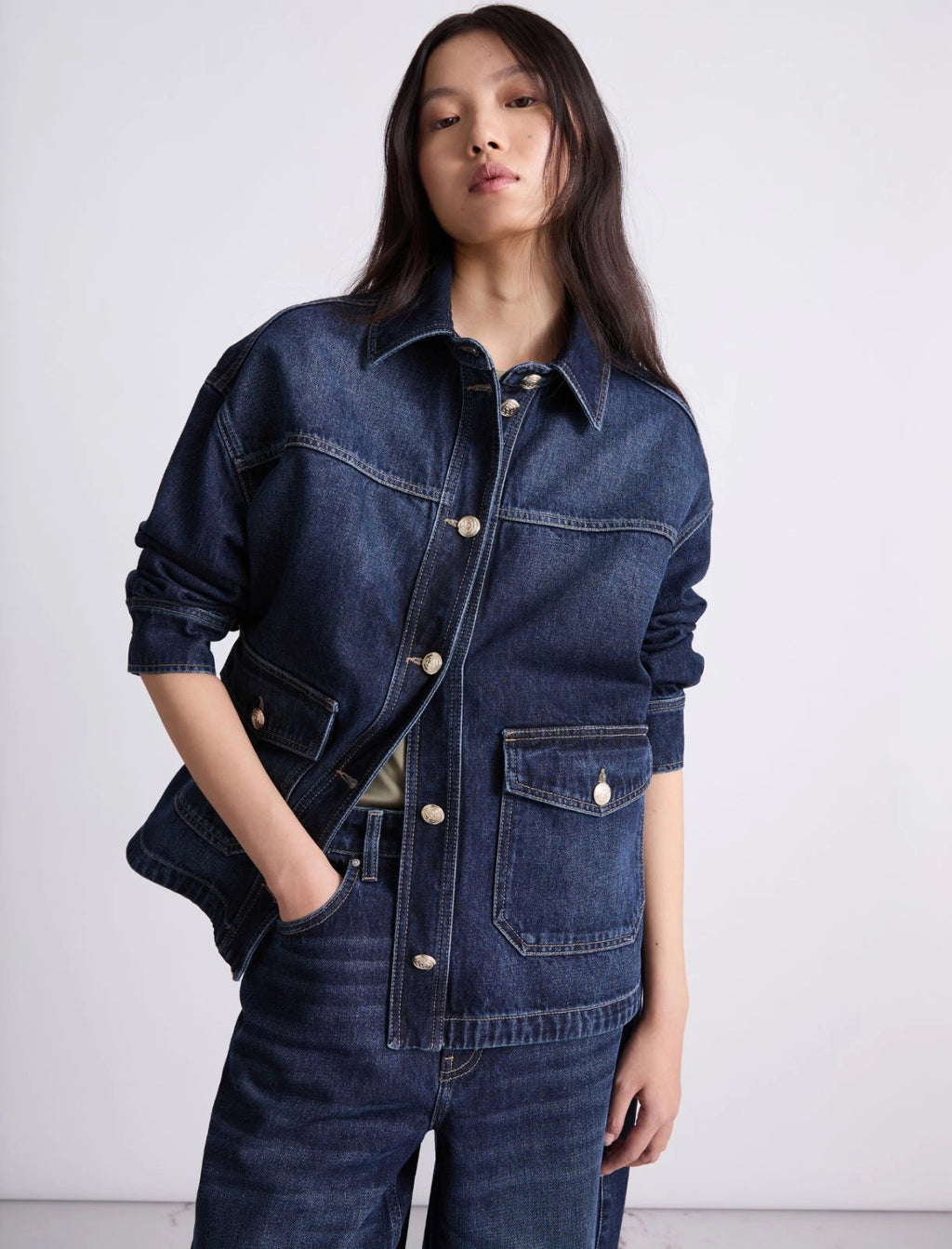 Marella Giacca camicia in denim MLIFavilla PE26 Marella