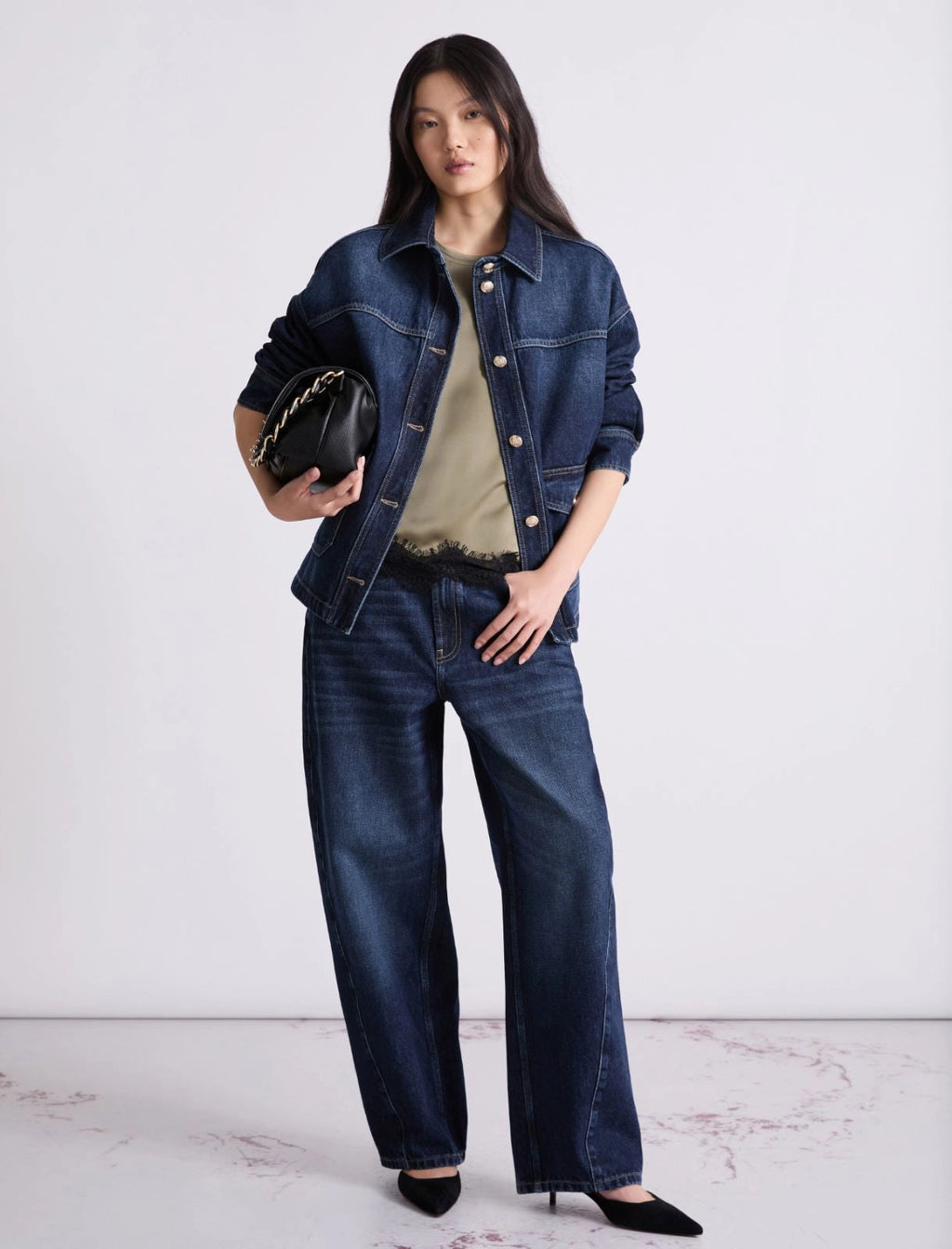 Marella Giacca camicia in denim MLIFavilla PE26 Marella